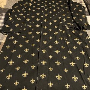 New Orleans Saints heavy duty robe Men Sz Lg